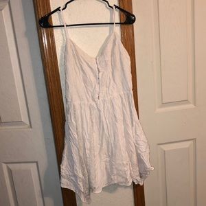 chinese dress ladies Aeropostale Women's Smocked Waist Short Sleeve Mini Dress, Ivory at Amazon  Women's Clothing store
